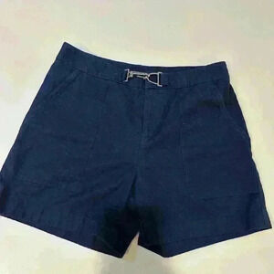 Lauren Ralph Lauren Navy Front Clasp Shorts Size 2